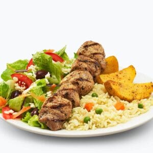 Chicken Souvlaki Platter